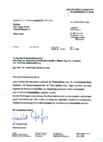 Referenzschreiben des Landesamtes für Denkmalpflege Bayern