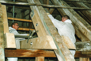 Zimmererarbeiten hoher Dom Augsburg und Marienkapelle